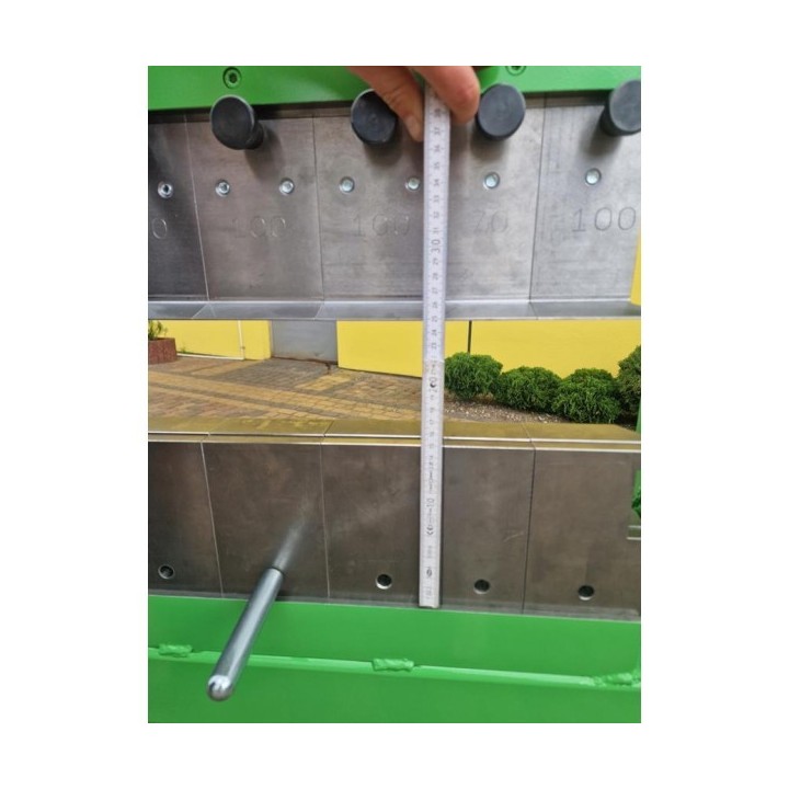 Segmentabkantbank mit hohen Segmenten 150mm 3fach segmentiert SGR-1250mm