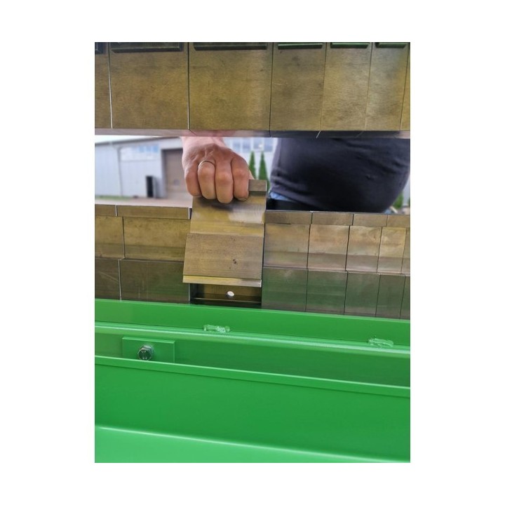 Segmentabkantbank mit hohen Segmenten 150mm 3fach segmentiert SGR-1250mm